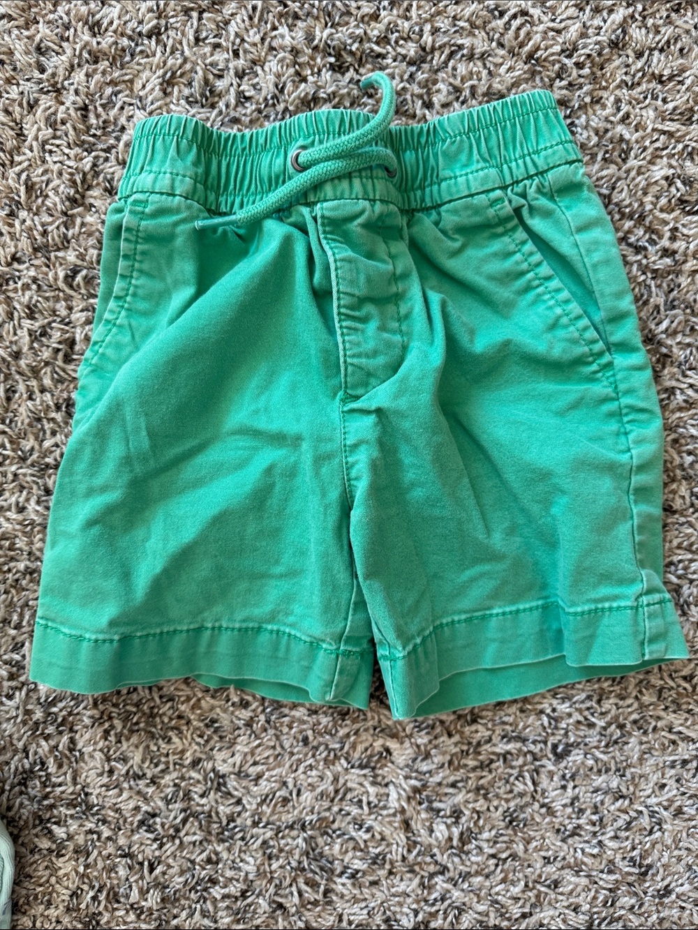 GAP Teal Green Elastic Waist Drawstring Shorts
